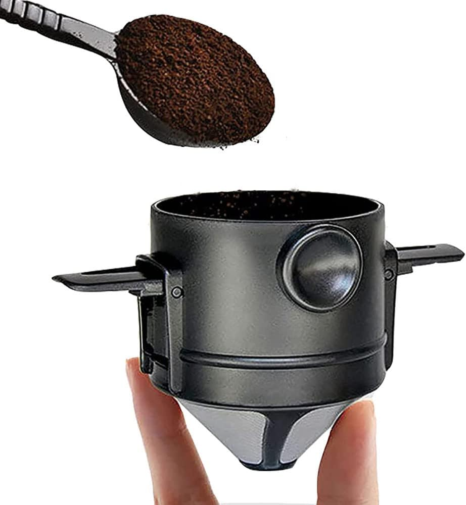 فلتر قهوة ستانلس ستيل متعدد الاستخدامات – صديق البيئة والمكتب والمنزل